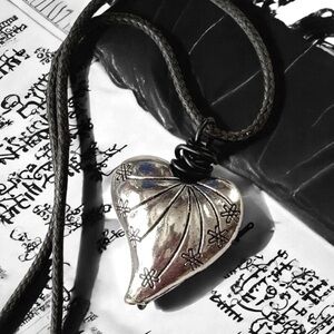 5 For $25💫Alternative Silver Heart Pendant Necklace